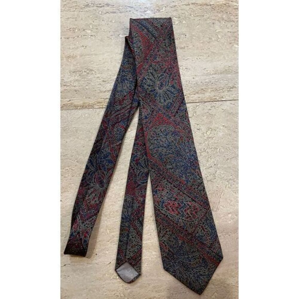 CHRISTIAN DIOR MONSIEUR Silk USA  Paisley‎ Floral Ties